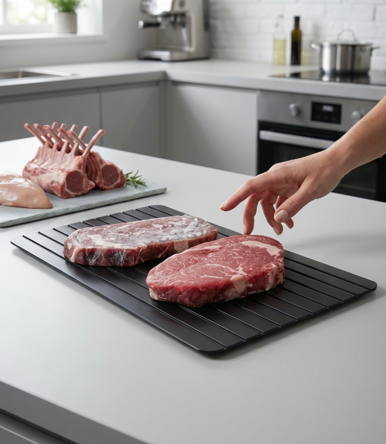™Defrost Pro משטח הפשרה מהיר לבשר קפוא