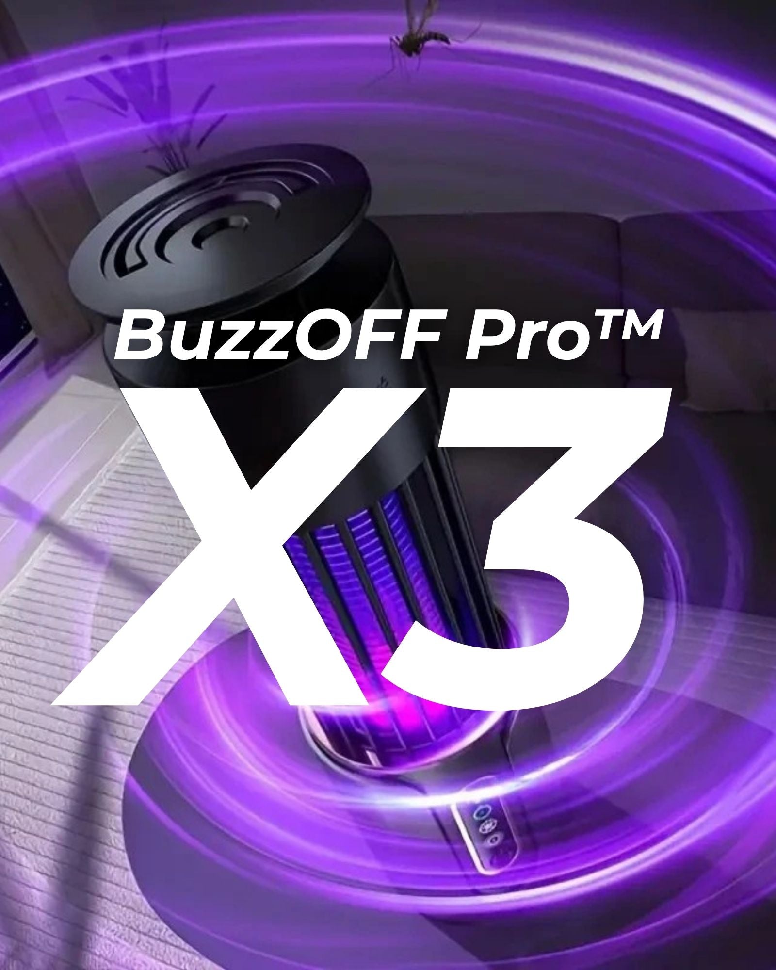 ™BuzzOFF Pro | פתרון שקט ועוצמתי ליתושים
