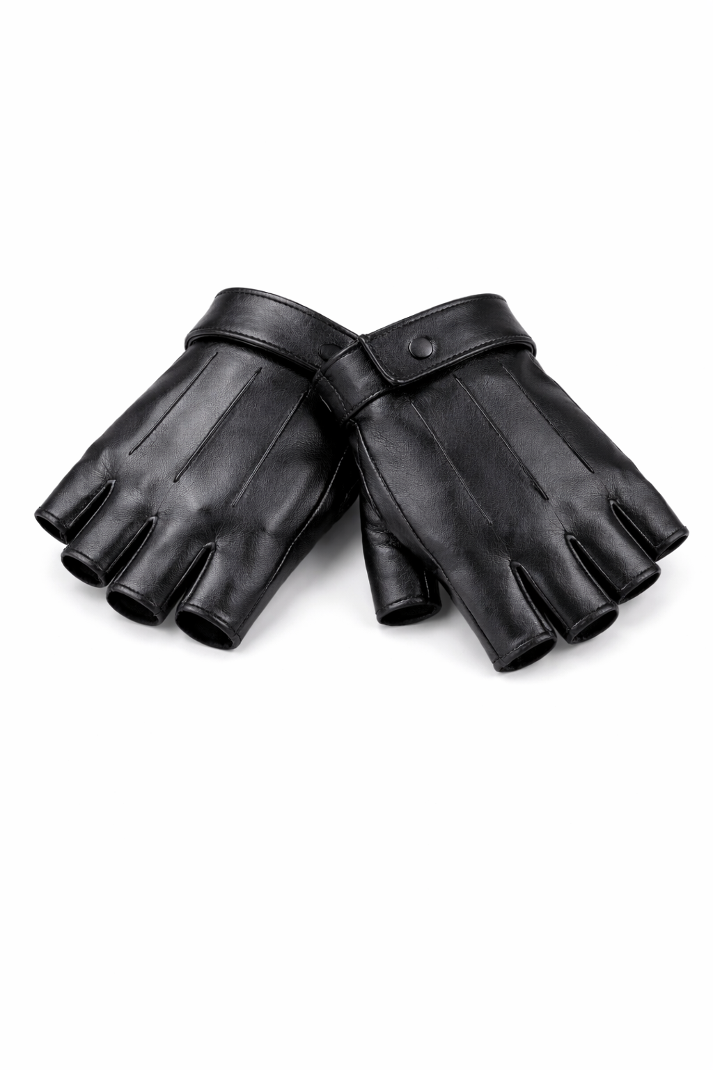 זוג כפפות דמוי עור