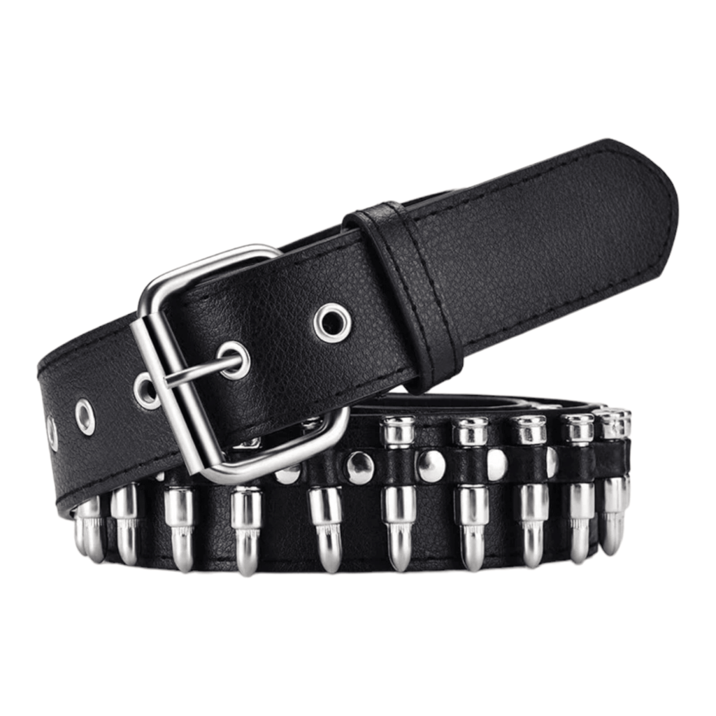 BLACK LEATHER BELT - THEMASTER