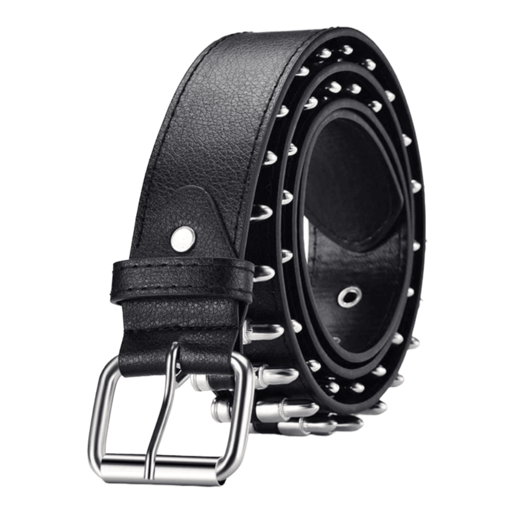 BLACK LEATHER BELT - THEMASTER