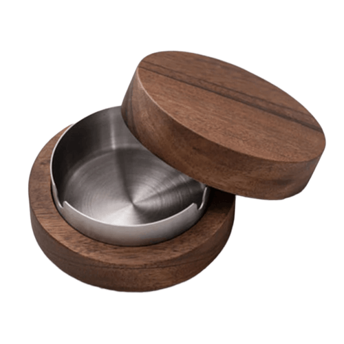 SILVER WOOD ASHTRAY - THEMASTER