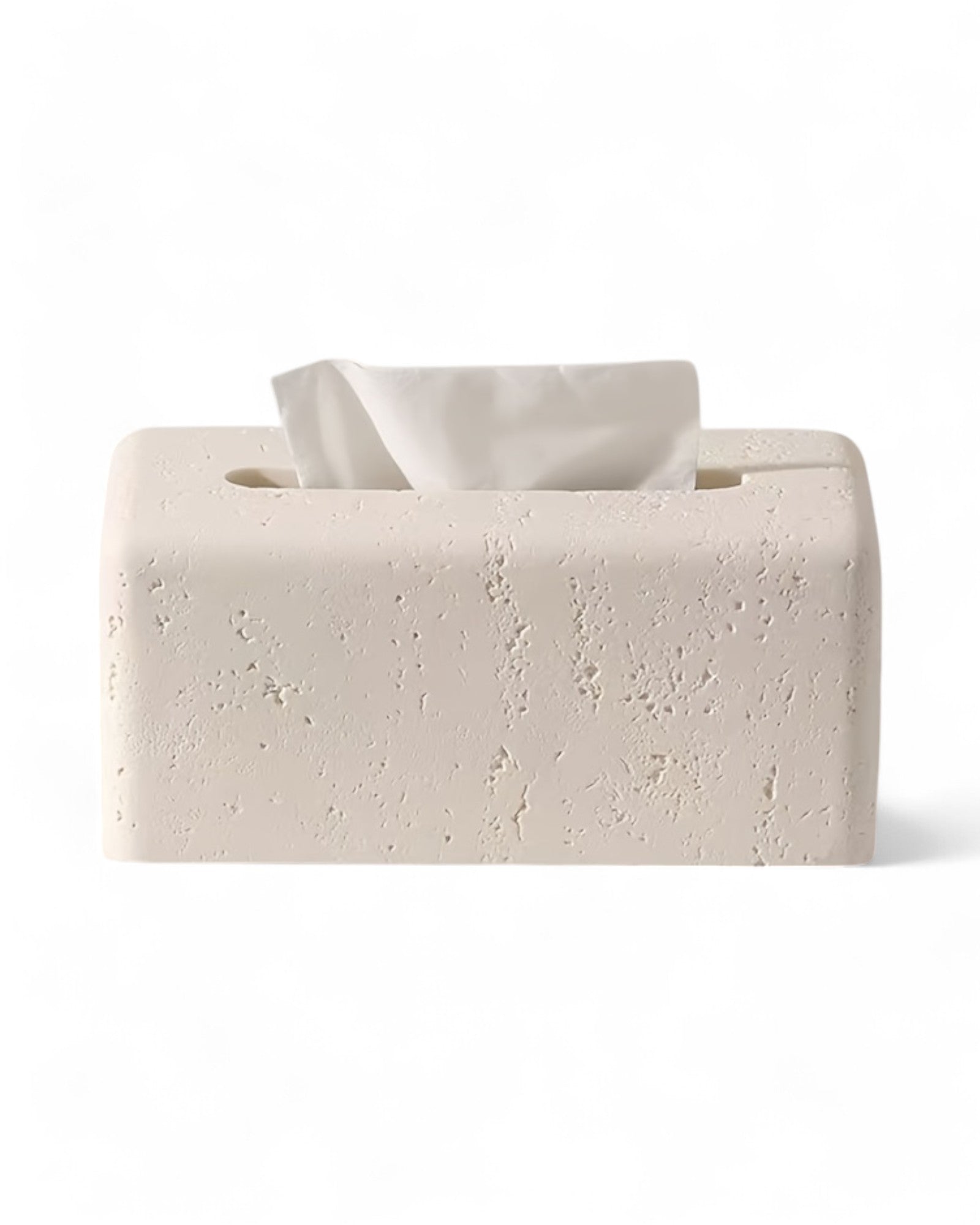 WHITE STONE TISSUE BOX - THEMASTER